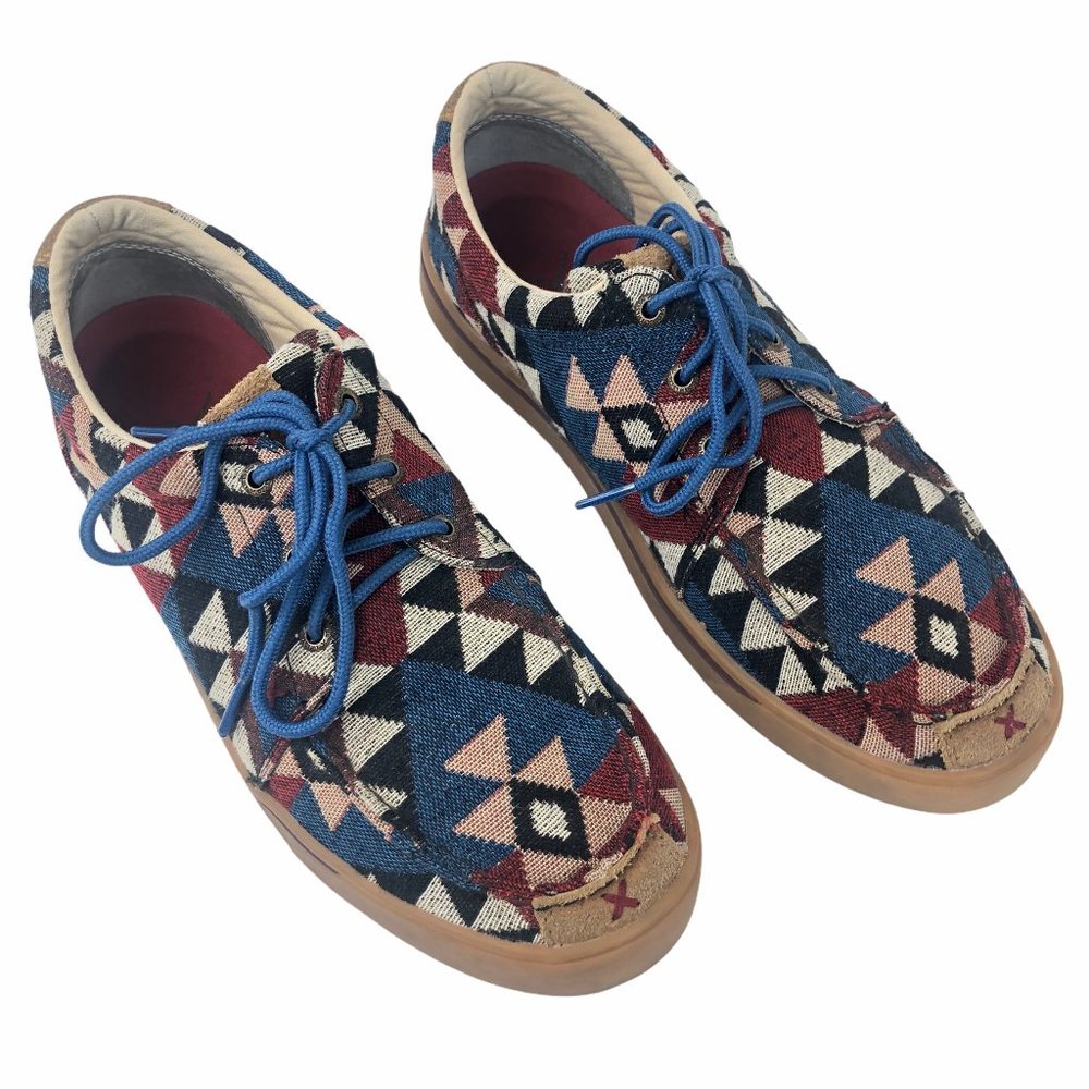 HOOey Lopers Twisted X Graphic Canvas Shoes